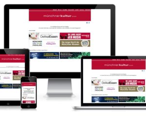 Programmierung Website & Webdatenbanken: Münchner Kultur GmbH