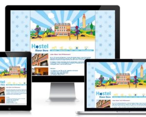 Webdesign: Hostel Blauer Stern, Leipzig