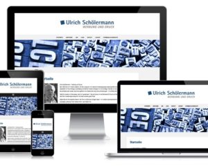 Webdesign: Schölermann Werbung und Druck, Hamm