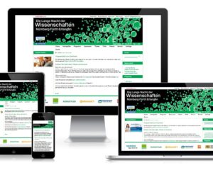 Programmierung Event-Website: Lange Nacht der Wissenschaften