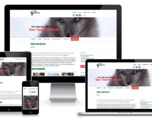 Neugestaltung Website: ProWildlife München